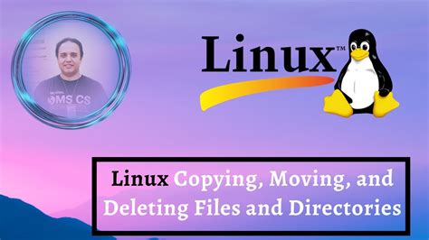 Linux Copying Moving And Deleting Files And Directories Youtube