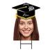 Custom Graduation Face Yard Sign Class Of Graduation Hat