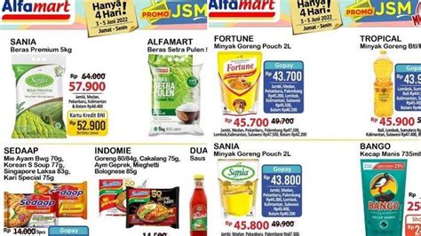 Katalog JSM Alfamart 3 Juni 2022 Minyak Goreng 2L Turun Harga Kecap