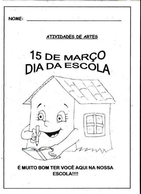 Atividades Para O Dia Da Escola Para Imprimir Ni