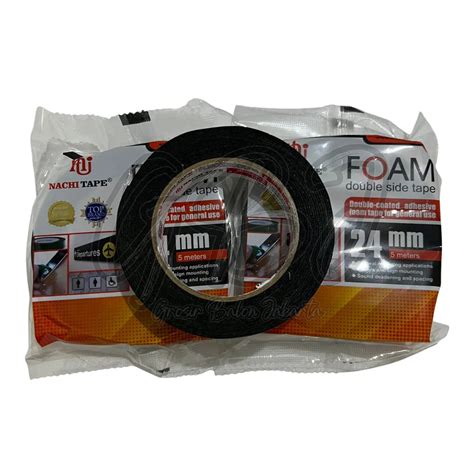 Jual Double Tape Foam Nachi Mm X M Lakban Isolasi Bolak Balik