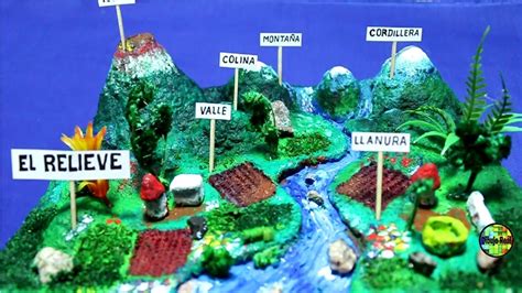 Maqueta De Relieve Paso A Paso Muy Fácil Youtube