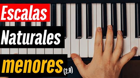 Escalas Naturales Menores Piano Tutorial YouTube