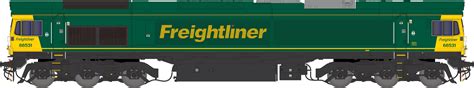 Dapol Class 66 66531 Freightliner Original Diesel Locomotive Dcc Fitted Rails Of Sheffield