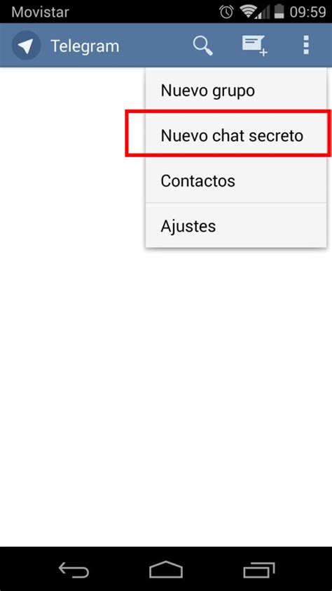 Cómo crear un chat secreto en Telegram 7 pasos