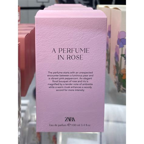 Zara Edp For Woman Nude Bouquet Cashmere Rose Fields At Nightfall