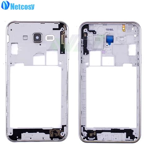 Netcosy Middle Plate Frame Bezel Housing For Samsung Galaxy J7 Mid