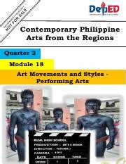 Cpar Q M Pdf Contemporary Philippine Arts From The Regions Quarter