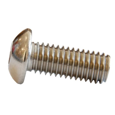 M6 X 12mm Button Head Socket Screw Stainless 316 Classic Fasteners