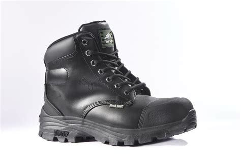 Rockfall Ebonite Safety Boots Black RF10 The Safety Shack