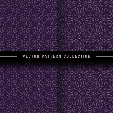 Set of geometric pattern collection 12103402 Vector Art at Vecteezy