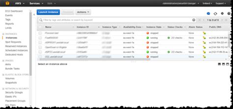 Amazon Ec2 How To Get A List Of My Aws Ec2 Instances Stack Overflow