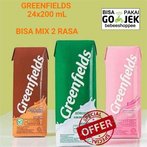 Jual Susu Greenfields Uht 200ml Harga Grosir Kartonan Uht Greenfield
