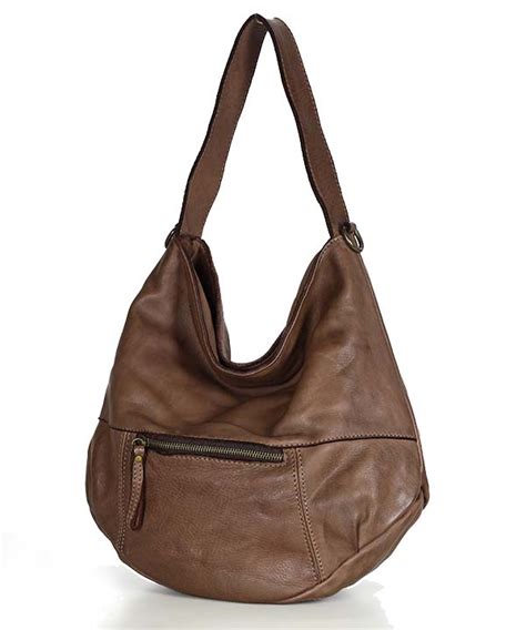 Torebka Sk Rzana Z Kieszonk Hobo Bag Handmade Marco Mazzini