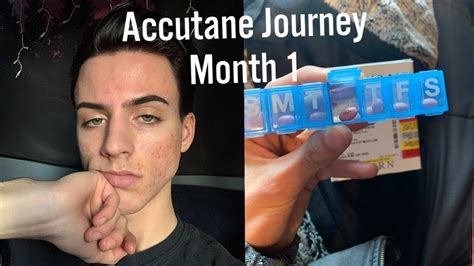 Accutane Journey Month 1 Youtube