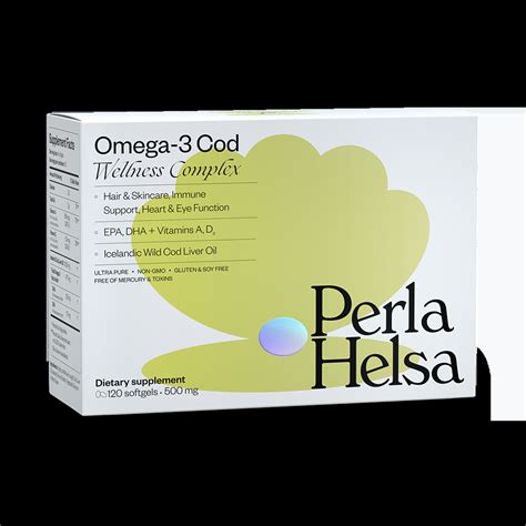 ОМЕГА – 3 из трески ᐈ Купить рыбий жир из трески, цена от Perla Helsa