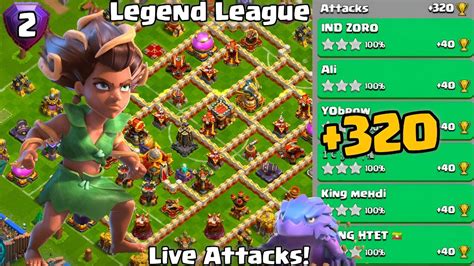 Th16 Legend League Attacks Strategy 320 May Season Day 2 Clash Of