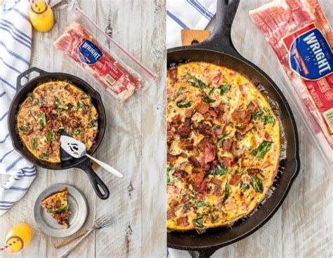 One Pan Blt Skillet Frittata Recipe The Cookie Rookie®