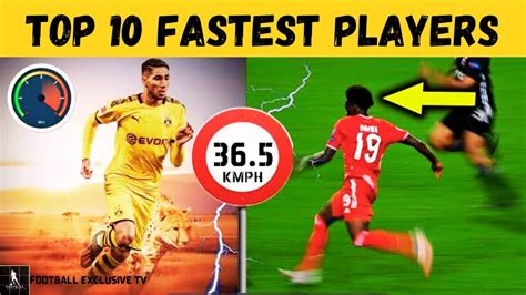 Top Fastest Footballers Youtube