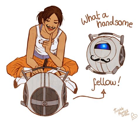 Fun with Wheatley by TwinklePowderySnow on DeviantArt