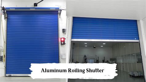 Best Aluminum Rolling Shutter For Shop Industrial Areas And Garage