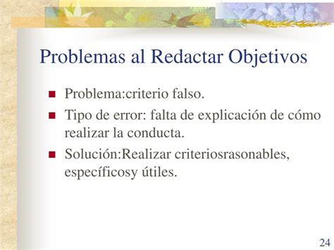 Ppt Redacci N Correcta De Objetivos Powerpoint Presentation Free