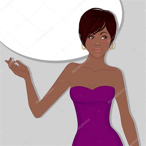 Mujer De Negocios Afroamericana Vector Gráfico Vectorial © Vgorbash