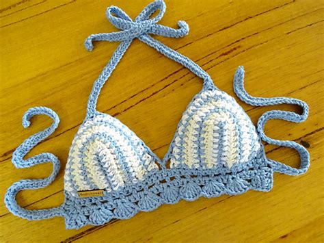 Ravelry Bikini Top Halter Neck Pattern By Rhinestone Mumma