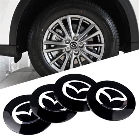 New Arrival Mazda Car Wheel Center Hub Cap Sticker Emblem Pcs Mm