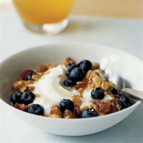 Granola With Greek Yogurt Blueberries And Rosemary Honey Williams Sonoma