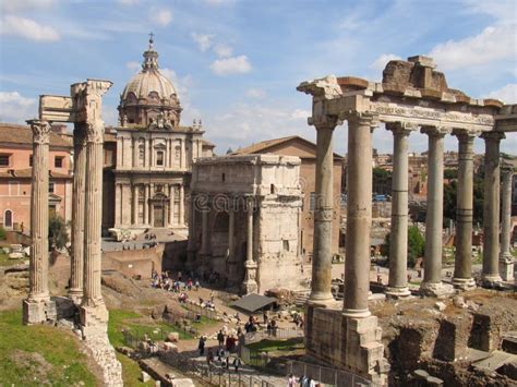 The Forum Romanum editorial stock image. Image of europe - 1554564