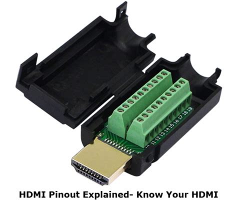 All Hdmi Connector Pinout Explainedabcd 49 Off