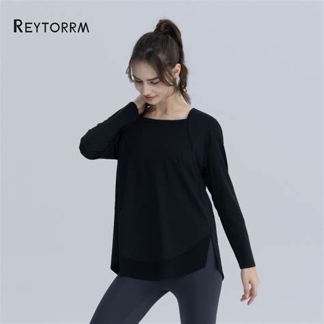 Jual Reytorrm Kaos Olahraga Wanita Lengan Panjang Baju SportsCX010