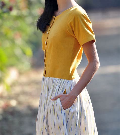 Marigold Shift Dress By Khara Kapas The Secret Label