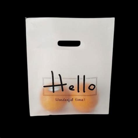 Matte Die Cut Plastic Bag Custom Pvc Bag Singapore Thub Sg