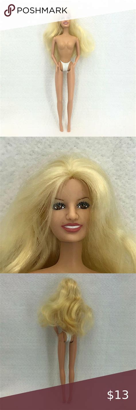 Unbranded Long Blonde Hair Nude Caucasian Doll Inches Arms And Legs Move