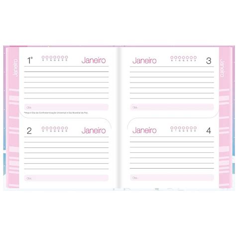 Agenda Permanente Panda Folhas Spiral Ten Pt Un