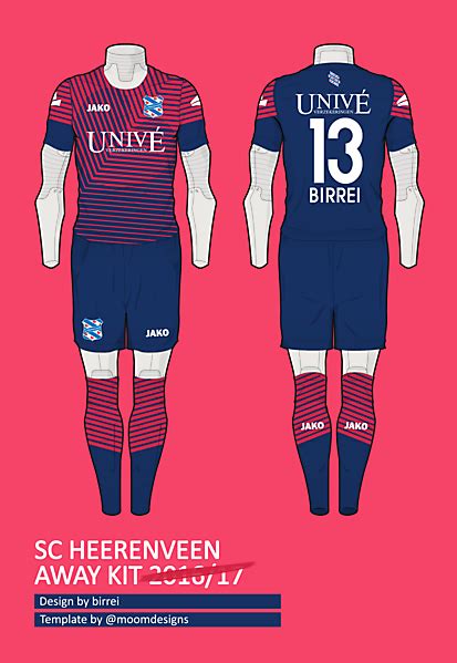 Sc Heerenveen Away Kit By Me El Birrei