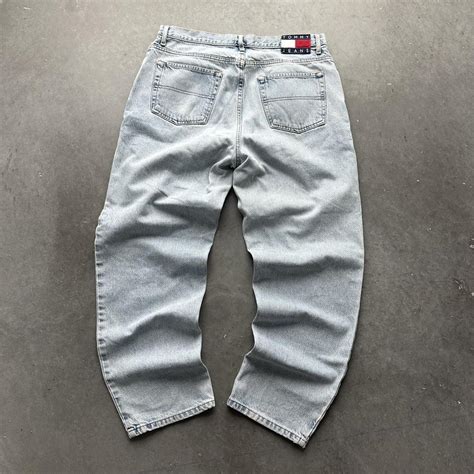 Crazy Vintage Y2K Tommy Hilfiger Baggy Jeans Skater Depop