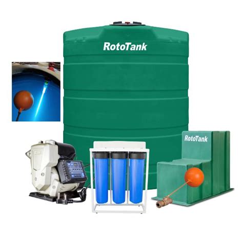 Vertical L Water Tank And Vsp Pump Kw L Rototank