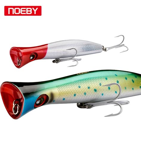 Noeby appât dur gros Popper leurre 20cm 115g leurre de pêche en mer