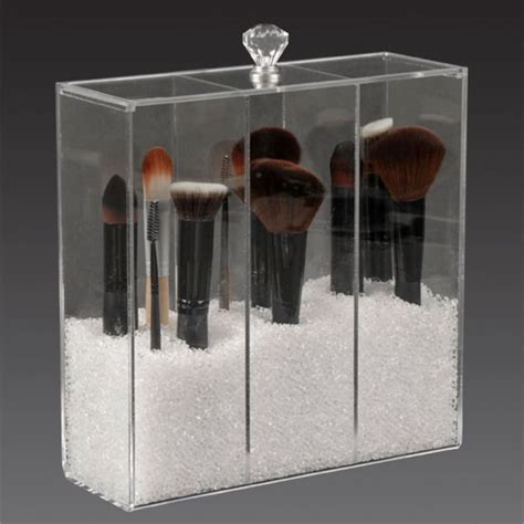 Makeup Brush Holder With Lid Etsy