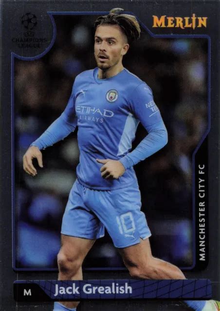 Jack Grealish Manchester City Base Topps Merlin Chrome Uefa