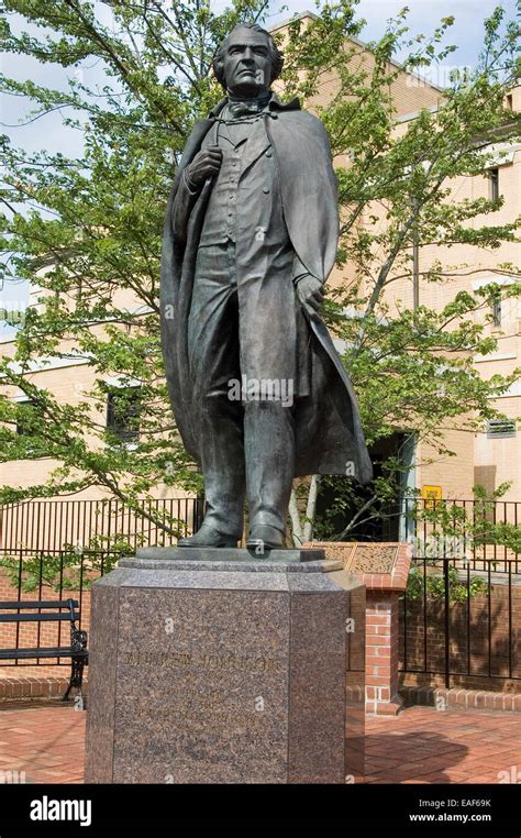 Statue Of President Andrew Johnson Stock Photo Alamy