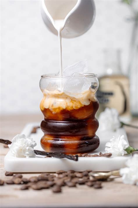 Easy Vanilla Iced Coffee with Homemade Syrup