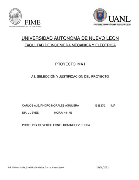 A1 1588270 Proyecto Ima Cd Universitaria San Nicols De Los Garza