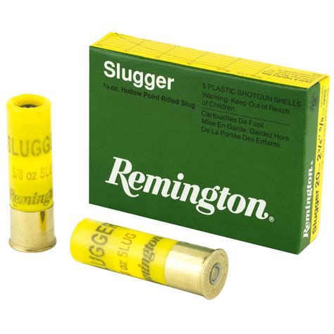 Remington Slugger Gauge Oz Rifled Slug Round Box