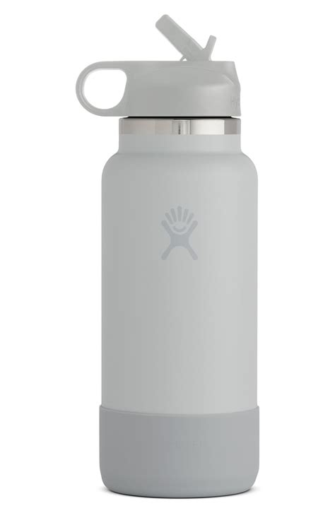 Hydro Flask 32 Ounce Wide Mouth Bottle With Straw Lid And Flex Boot Available At Nordstrom Wide