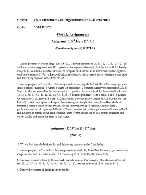 Dsa Lab Assignment Pdf Pdf Queue Abstract Data Type Subroutine