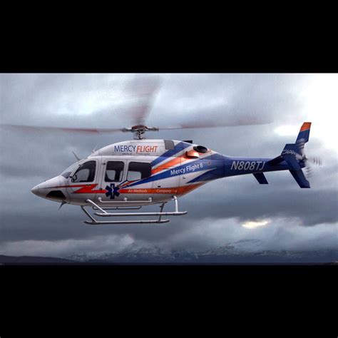 3d Bell 429 Mercy Flight Cgtrader